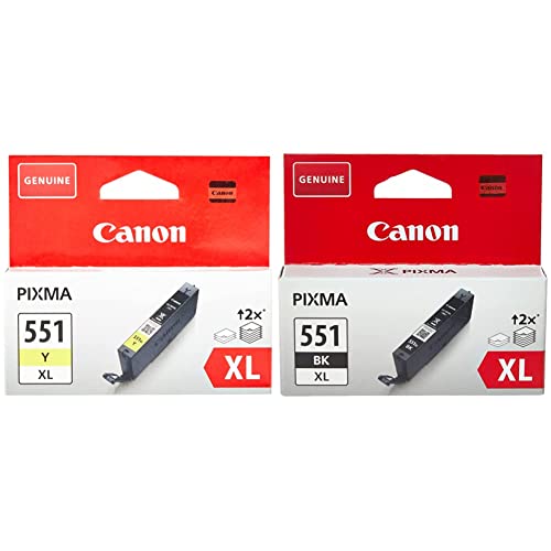 Canon CLI-551XL BK et Y XL fini les pannes d'encre pendant vos impressions