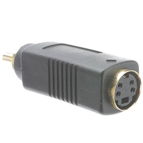 Adaptador S Video a RCA CableWholesale 24K Dorado miniatura 2