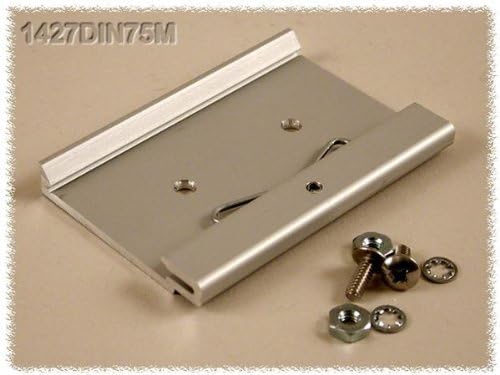 Mounting Hardware ALUM DIN CLIP 75MM FOR 35MM DIN RAILS (1 piece)