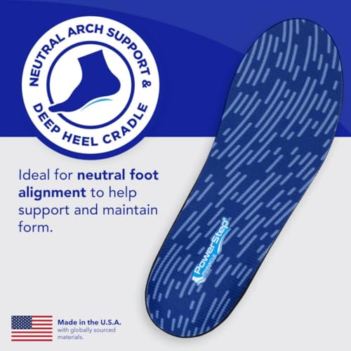 Powerstep Pinnacle Orthotics - M6-6 1/2 or W8-8 1/2