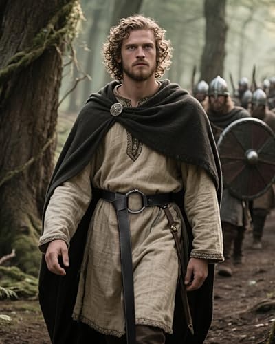 Joukavor Leather Renaissance Belt with O Ring for Women Men Halloween Renfaire4