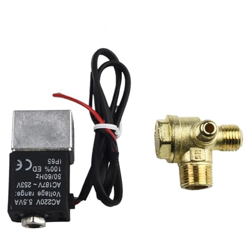 Valve compresseur air sans huile zinc anti-retour et purge d'arrêt - 4