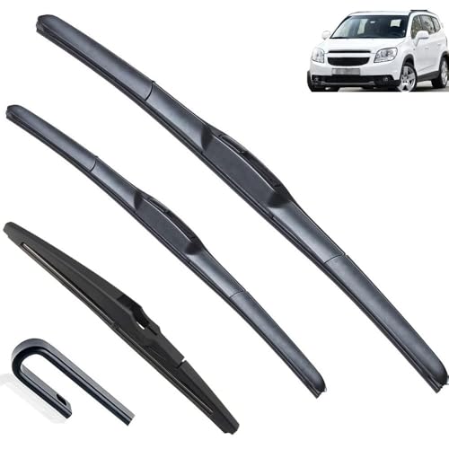 Balais d'Essuie-Glace Chevrolet Orlando Anti-Traces Kit Fenêtre Pluie Battante 24 19 10