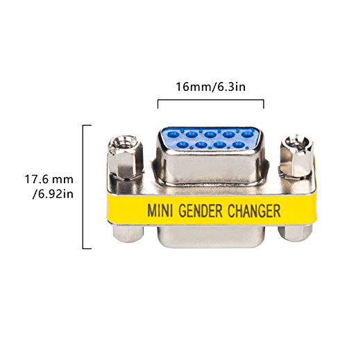 Linkstable Drivergenius Rd232F2F Db9 Serial Rs232 Com Gender Changer - For Usb To Rs232 Serial Cable Adapter (Female/Female) #TOP4