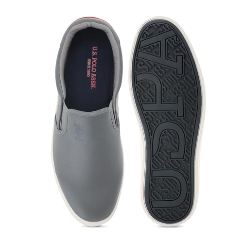 Image of U.S. Polo Assn. USPA|TIMEO 3.0|Grey Stylish Casual Sneaker Shoes for Men