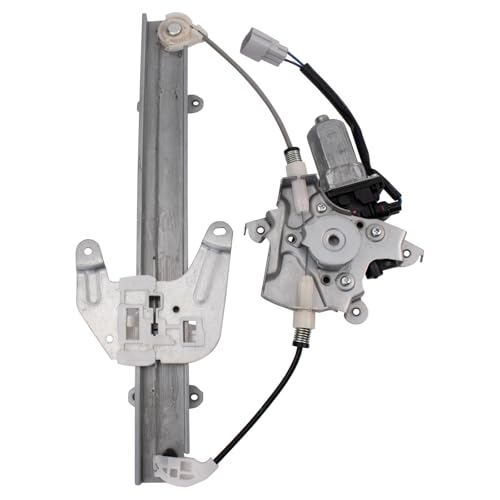 Image of TRQ Rear Right Power Window Regulator & Motor Assembly Passenger Side Compatible with 2008-2013 Nissan Rogue 2014-2015 Rogue Select