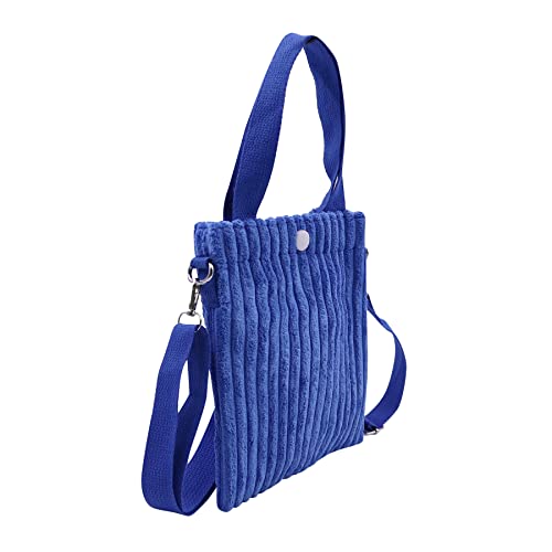 Image of Corduroy Crossbody Bag Mini Tote Purse for Women Casual Ribbed Shoulder Messenger Bag Hobo Small Satchel Handbag