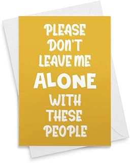 Funny Going Away For Coworker Card Boss, Rude Retirement New Job Don’t Leave Me Alone Leaving Good Luck Congratulations Goodbye Farewell Work Colleague Congrats I'll Miss Promotion Well Done - [00178]