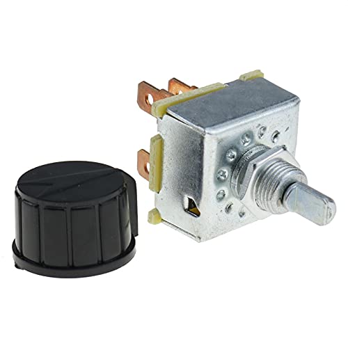 DVPARTS AC Air Conditioning 3 Speed Blower Switch Rotary Selector