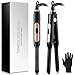 Mini Straighteners, Haglater Pencil Straightener Curl and Straighten 2 in 1,Straighteners for All Short Hair Types, Bangs, Male Beard