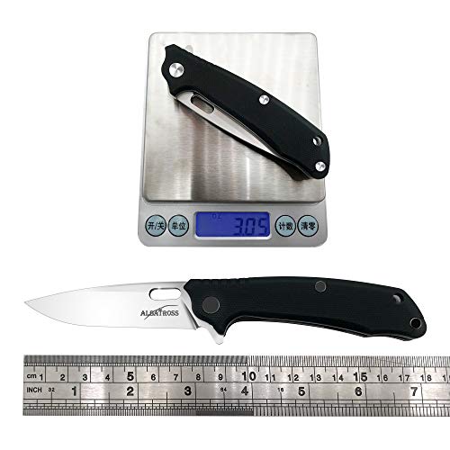 Albatross Fk005 Edc Pocket Folding Knife With Liner Lock,D2 Tool Steel Blade, G10 Handle-4 Inch Closed,Gifts/Collections #TOP6