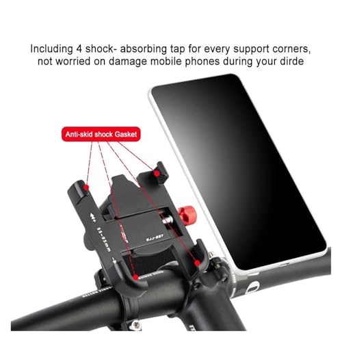 Support de vélo rotatif à 360° en aluminium réglable - 6