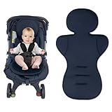 HANVOWS Universal Breathable Stroller Liner Soft and Breathable Soft Fabric for All-Season Comfort Infant Car Seat Insert
