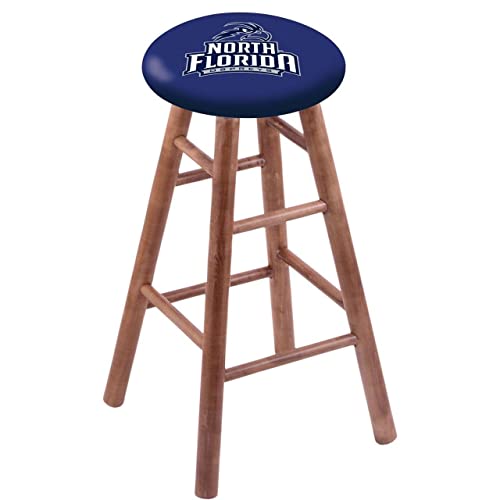 Holland Bar Stool Co. Maple Bar Stool in Medium Finish with North Florida Seat by The