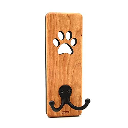 Dog leash holder, leash hanger, leash hook, wall mount, dog