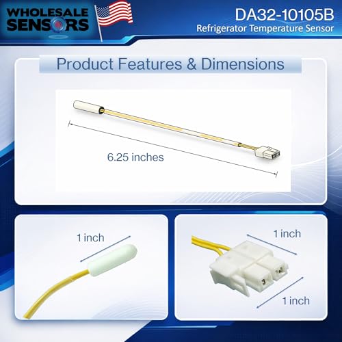 Sensor DA32-10105B soluciona error de temperatura en refrigerador Samsung no frost 3