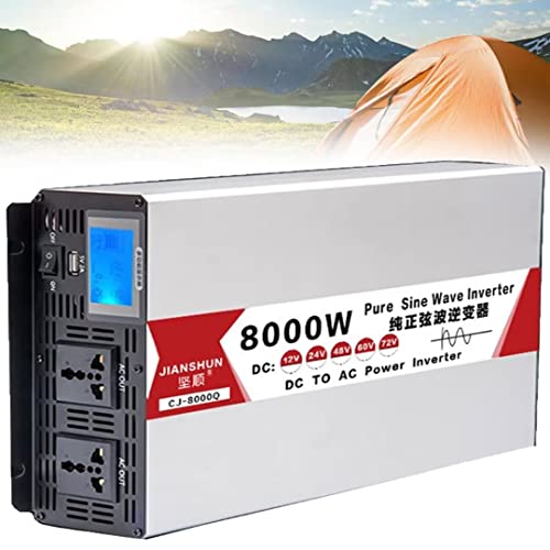 Onduleur pur sinus 60V 220V 4000W à basse fréquence pour système solaire