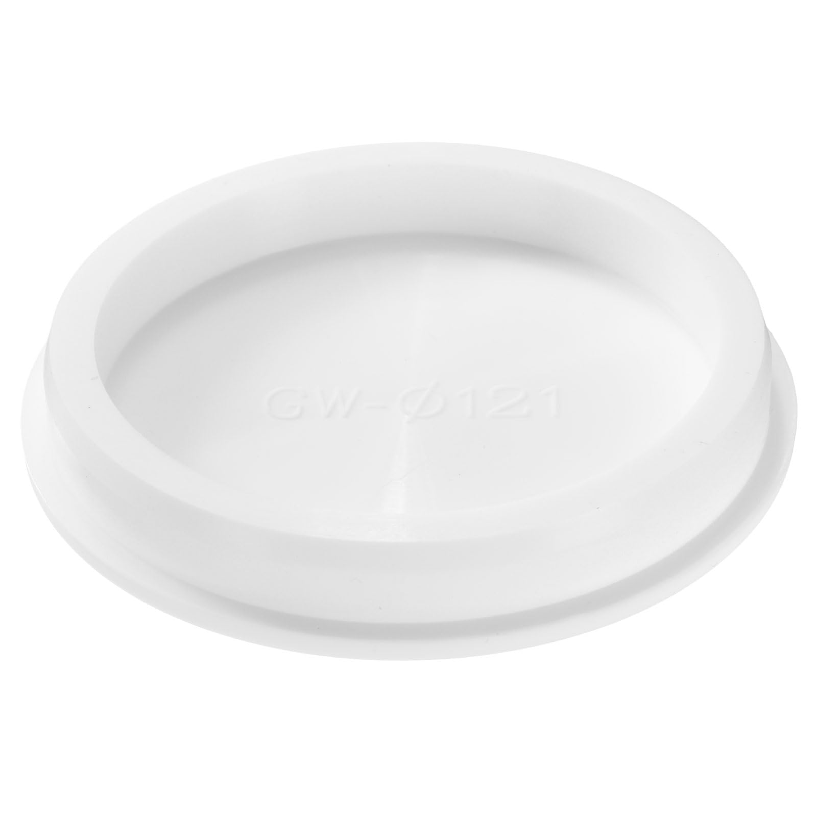 QUARKZMAN 1 szt. Korek silikonowy, okrągłe wodoodporne gumowe zatyczki do rurki zaślepka do otworu 120 mm / 4,72" do butelki battub, biały