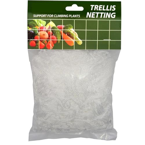 Vocray Garden Netting for Climbing Plants 1.5x4.5M Sweet Pea Netting for Garden Trellis Plants Support Netting for Bean Cucumbers Climbing Flowers Vine Plants.