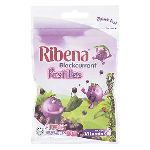 Malaysia Flavour Ribena Pastilles 40g (Blackcurrant, 9 Packs)