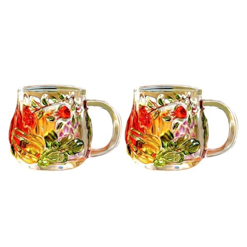 Tasses à café d'anniversaire peintes à la main un cadeau unique