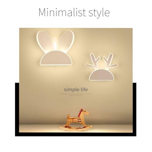 Aplique de pared interior con mando a distancia para niños 12W 6