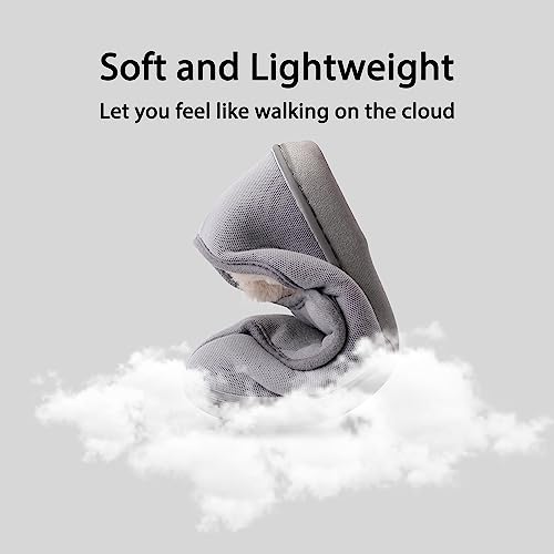 Womens Diabetic Slippers Adjustable Closure Toe Swollen Feet Slipper Shoes Memory Foam Comfy House Shoes4