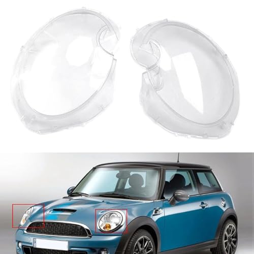 Cache de phare transparent Mini Cooper R56 2009-2013 remplacement PC