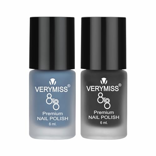 Verymiss Premium Nail Polish Combo (Set 2) 6ml I Ultra-long lasting I Super High Gloss I Quick Dry I Paraben Free (Set 2-6)