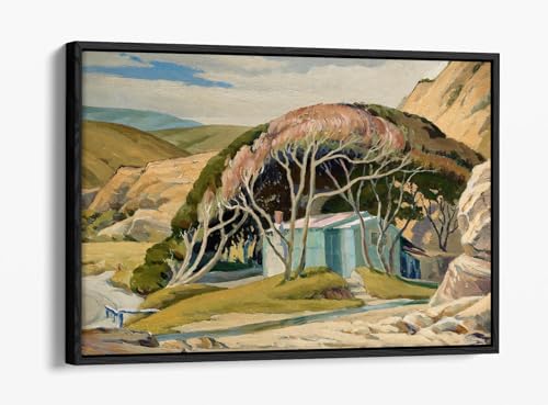 Impression sur toile cabane de pêcheur par Roland Hipkins, une invitation à la nostalgie