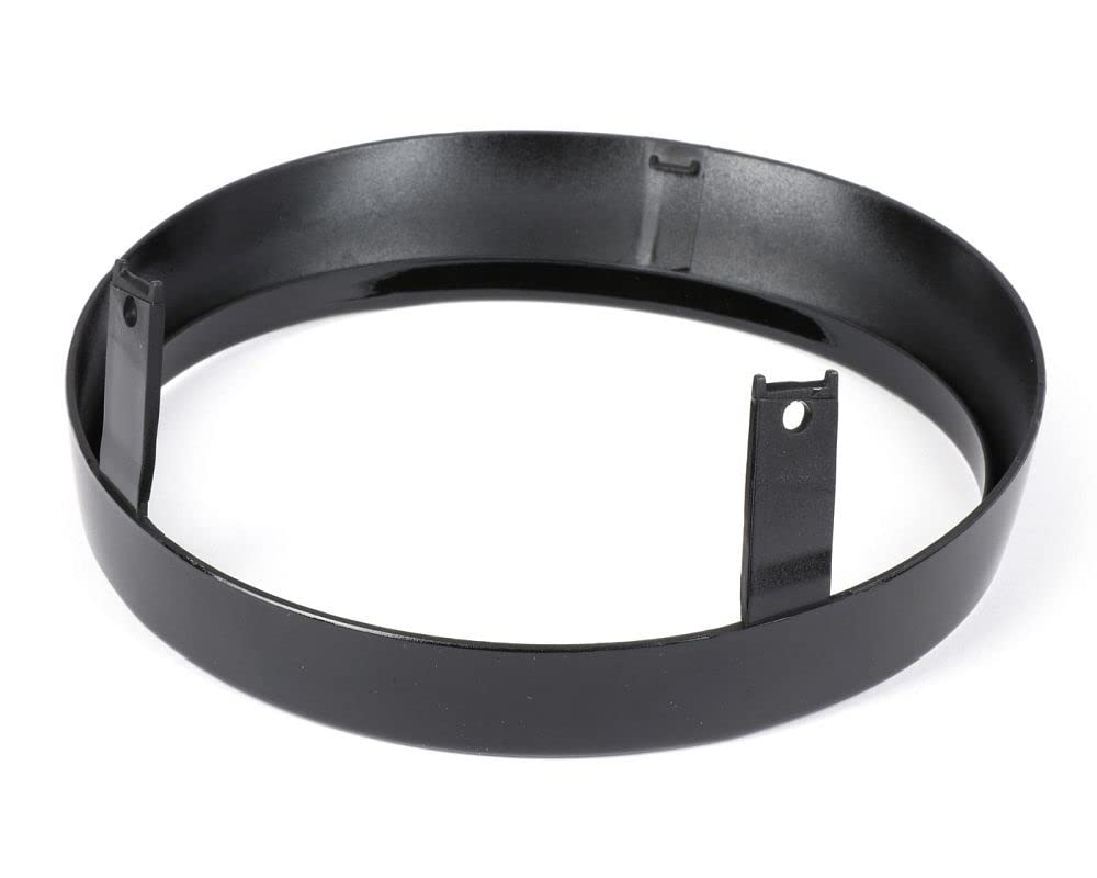 MOTO NOSTRA Scheinwerferzierring schwarz glänzend komaptibel für Vespa GTS Notte, GTV i.e. Sei Giorni 300, GTS i.e. Super300 HPE, GTS HPE 300 E5