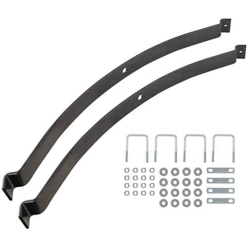 Helper Spring Kit 2000 lbs Heavy Duty Leaf Spring Load Assist for Pickup Trucks SUVs & Trailers Enhances Rear Suspension Support & Towing Stability