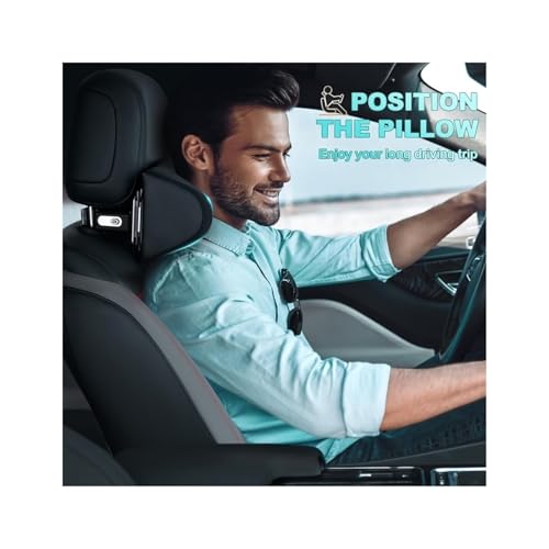 Almohada para cuello ajustable para soporte de asiento de auto miniatura 4