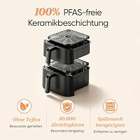 Cosori Airfryer, Turbo Tower Pro, 10,8L Dual Blaze Tech – Ansicht 2