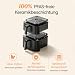 COSORI Turbo Tower Pro Smart Airfryer, 10,8L Keramikbeschichtung Heißluftfritteuse, DualBlaze-Technologie und WLAN-Steuerung, Silbergrau, Grau Silber