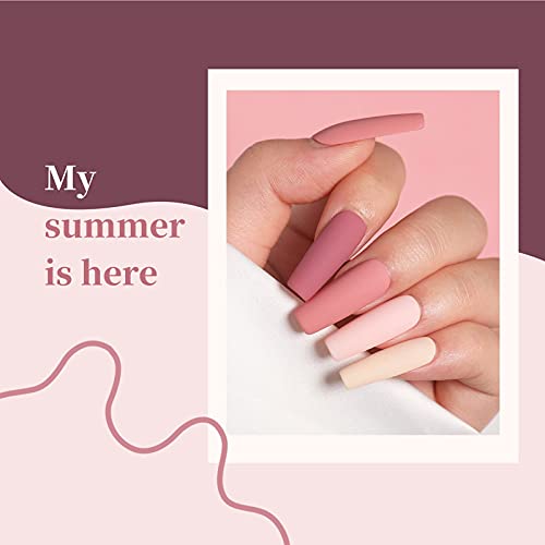 NICOLE DIARY UV Nagellack Set mit Unterlack Überlack 8PCS 8ML Shellac Nagellack Nude Rosa Gel Nagellack Set mit Base… – Bild 3