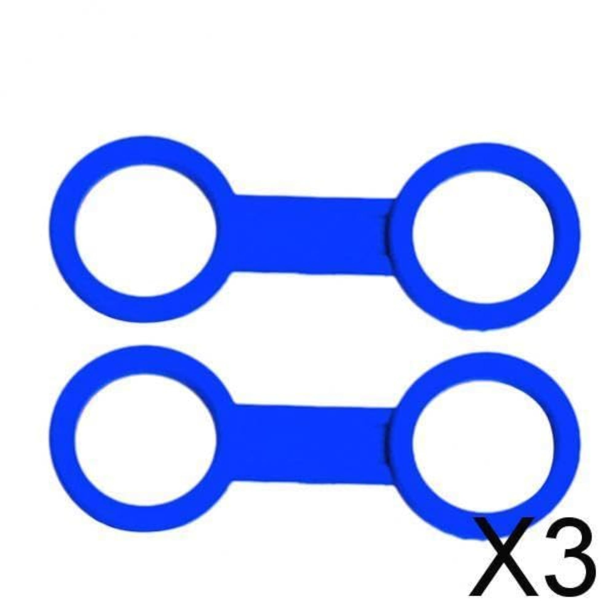 3x2 Universal Scuba Diving Silicone Snorkel Keepers