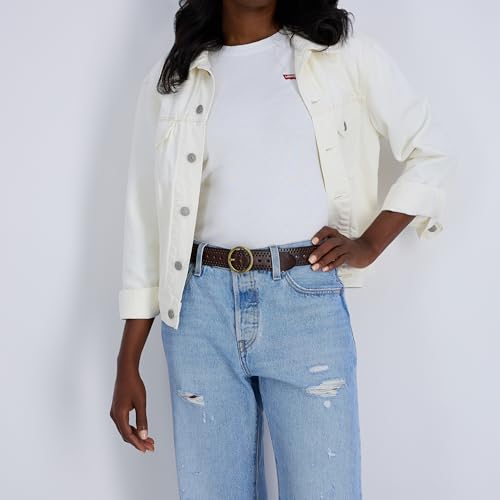 Levi's Women's Multi-Perforate Fully Adjustable Casual Belt for Jeans, Trousers and Dresses 5