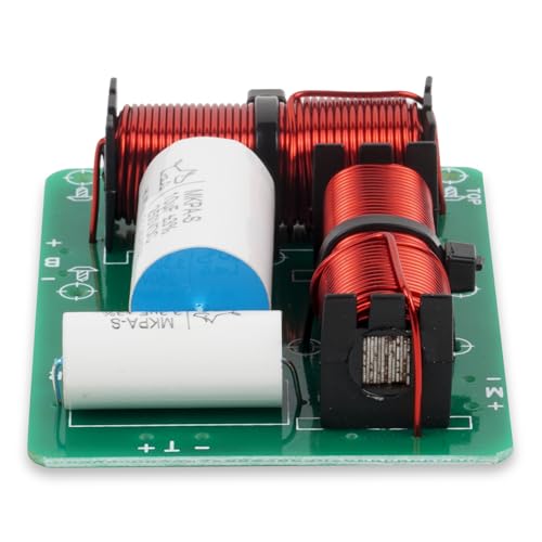 Image of 3 Way Crossover Board 2 Unit, 150W Max Power 3 Way HiFi Speaker Crossover Network, Heavy Duty 100% Pure Copper Inductor 4 to 8 OHMS Frequency Devider