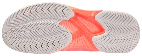 Mizuno Wave Exceed Tour 5 feminino, Coral doce/Branca de Neve, 10.5