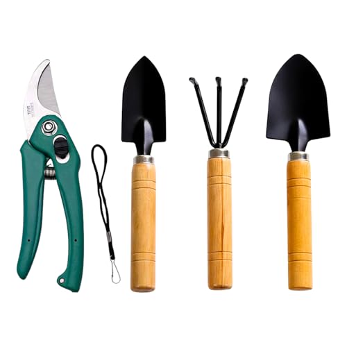 Oblivion Gardening Tools Set – Hand Trowel Cultivator Weeding Fork Kit – Durable Small Garden Tool Set for Home Kitchen Farming Khurpi Plant Care Digg