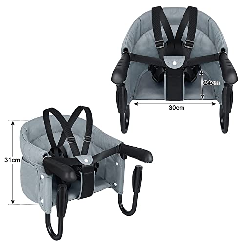 Seggiolino da tavolo per bambini, pieghevole, con