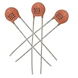 uxcell a11102000ux0341 50pcs DIP Low Voltage Ceramic Disc Capacitors, 10000pF, 5OV