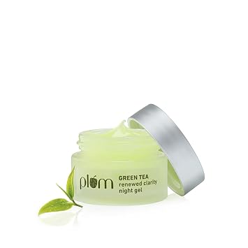 Green Tea Renewed Clarity Night Gel Mini | Hydrates Skin & Fights Acne | Lightweight, Quick-Absorbing, Non-Sticky Gel Texture | With Willow Bark & Glycolic Acid | Oily, Acne-Prone Skin | 100% Vegan