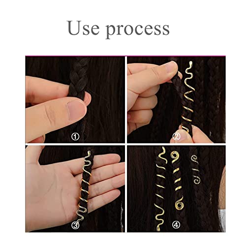28 Accesorios de Pinzas para Cabello en Espiral Metal miniatura 3