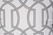 Mika Home Pack of 2 Embroidery Geometric Links Accent Decorative Throw Pillow Cover Sofa Cushion Case for 18X18 Inserts Cotton Fabric Grey White