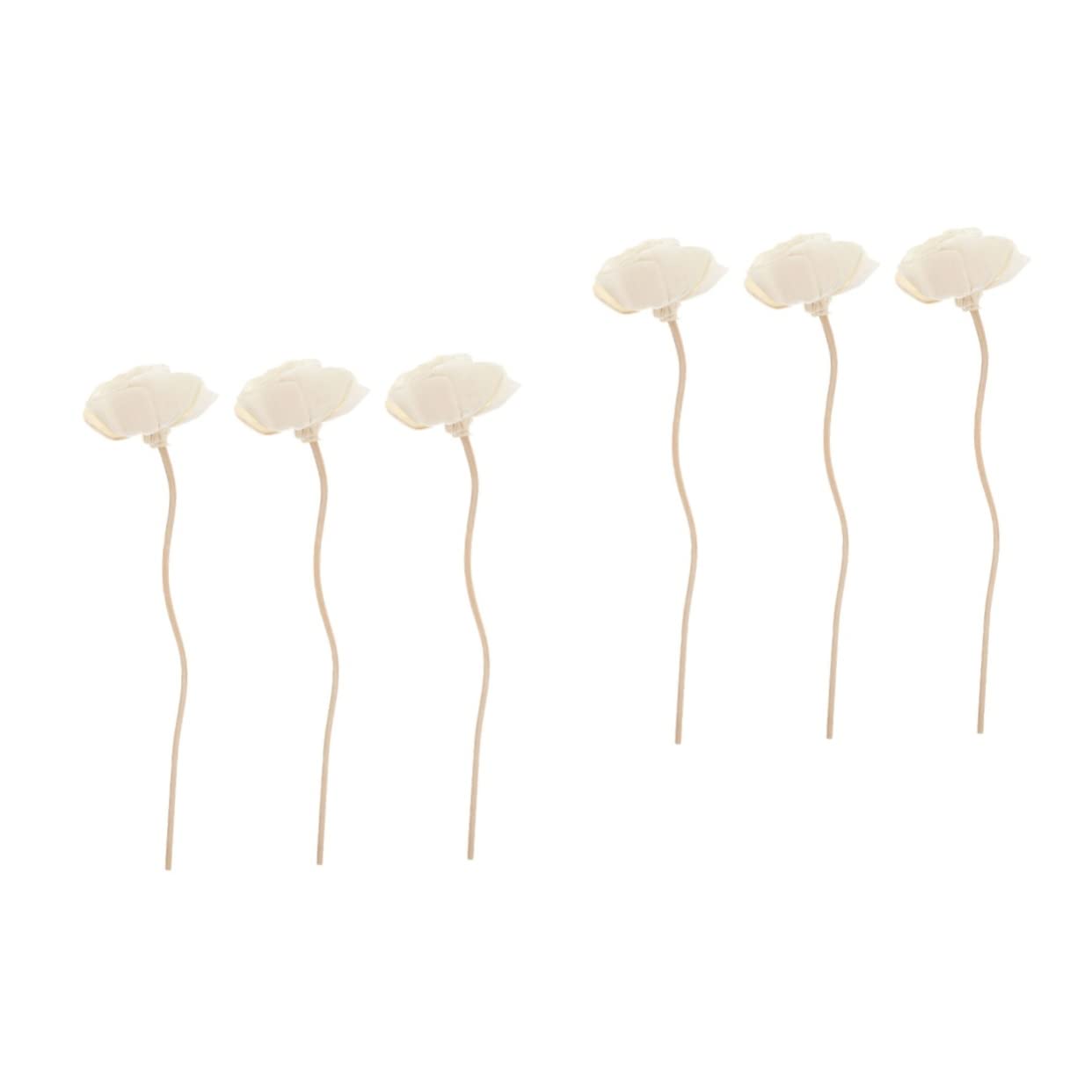 DECHOUS 2sets Essential Oil Diffuser Rods Aromatherapy DIY Sticks for Room Decor 3pcs*2