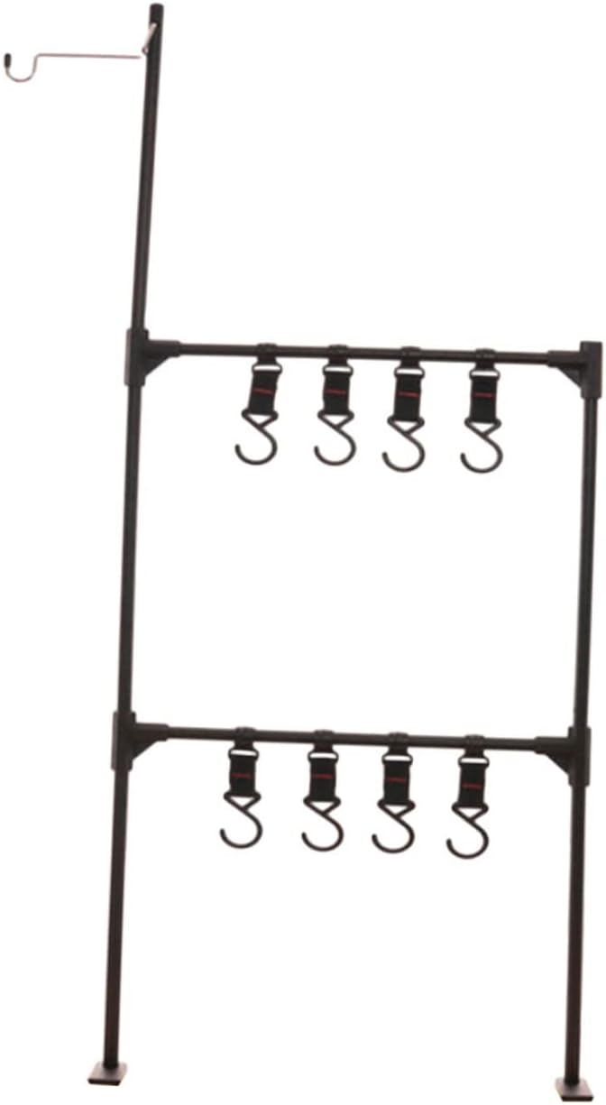 SUPVOX 1set Camping Storage Rack Tent Lamp Hook Lightweight Rack for Outdoor Portable Camping Supplies Bracket