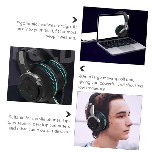 Casque pliable avec lumière LED Holibanna audio sans fil - 6