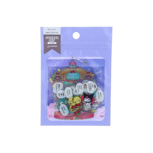 サンスター文具(Sun-Star Stationery) コジコジ さくらももこ サンリオキャラクターズ グッズ ステッカー バイオレット S8816476のサムネイル